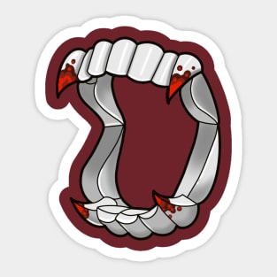 Fangs Sticker